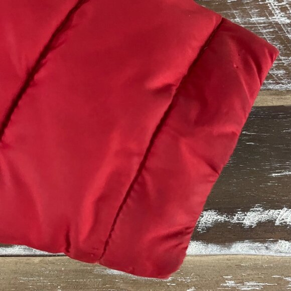 Polo By Ralph Lauren Boys Red Down Puffer Jacket Size 18M Hooded Winter Coat - Picture 13 of 16
